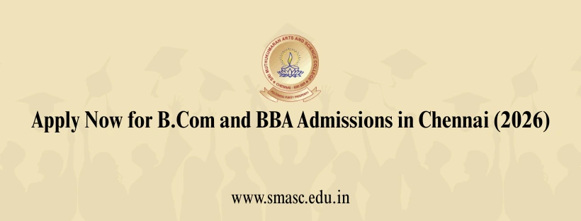 B.Com BBA Admissions Chennai 2026
